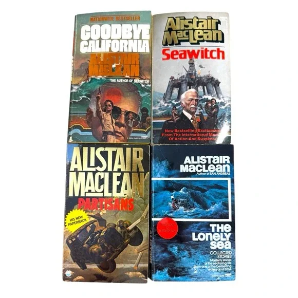 Alistair MacLean Vintage Huge Collector Lot of 28 Paperback Books